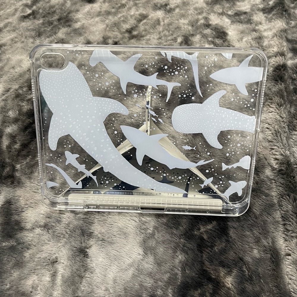 Shark Pattern Tablet Case - Blue - Picture 4 of 4